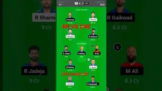 MI VS CHE #teem #dream #ipl #cricket #iplfans