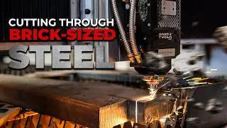 THIS LASER BEAST CUTS STEEL LIKE BUTTER!