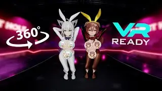 【VR360】 Hai Phut Hon - Shirakami Fubuki And Inugami Korone | Virtual Reality 360&deg; MMD 4K Video