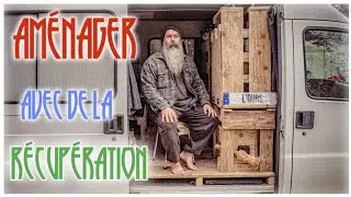AMENAGEMENT D'UN VAN AVEC DE LA RÉCUPÉRATION #camtar #vanlife #vanaménagé  #fourgonaménagé #récup