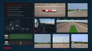 Kodiak autonomous truck remains in control after a tire blowout