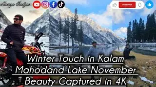 Exploring Mahodand Lake in November Kalam | 4K Drone Shots, Nature Beauty & stunning views