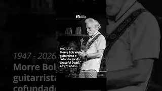Morre Bob Weir, guitarrista e cofundador do Grateful Dead, aos 78 anos #rock