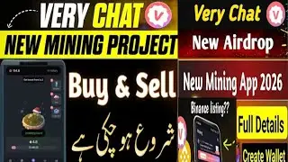 VeryChat Mining App l VeryChat KYC Update l VeryChat Mining App Account Create Mathd l Very Chat App