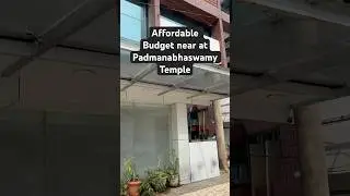 Affordable Budget stay near padmanabhaswamy temple #shortsfeed #temple #room #trending #viralshort