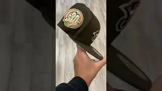Toronto Blue Jays 30TH Anniversary New Era 59Fifty Fitted Hat Dark Brown Floral Under Brim