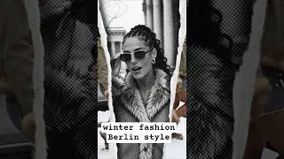 Berlin Fashion ✨ Mini skirts in winter?! Yes, and it's serving 🖤 #outfitideas #streetstyle #shorts