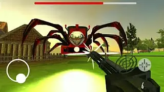 Spider Train From Hell ( 41MB ) ( offline )  [ part &ndash; 1 ]   #choochoocharles #horrorgaming #offline