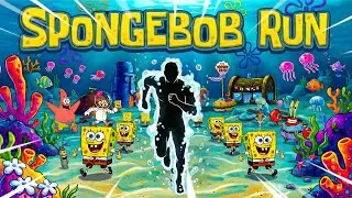 SPONGEBOB RUN Immersive Interactive Warm Up | The Patty Wagon Chase  | Viral Interactive Game
