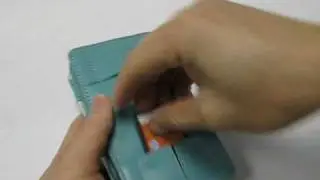 PDair Leather Case for Nintendo DSi - Book Type (Aqua)