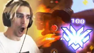 XQC Grind To TOP 100 - Overwatch