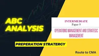 OMSM ABC analysis CMA INTER group 2 | According to past year question | exam strategy to score good