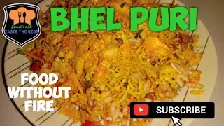 Any one can make this Bhel puri recipe|| food without fire recipe||
