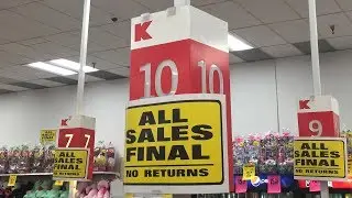 Off The Pegs! Kmart Store Closing in Cudahy, CA in-store video