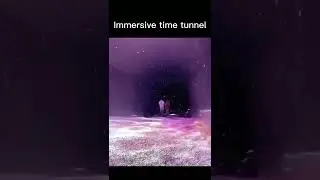 Time tunnel interactive film source video LED interactive system immersive material