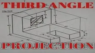Third angle projection | orthographic projection | by iti ed hindi