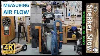 Измерение расхода воздуха в пылесборнике Harbor Freight 2HP