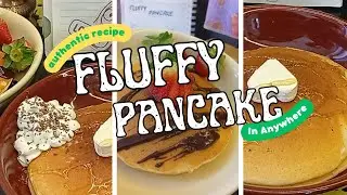 Authentic fluffy pancakes recipe you should try! Best and easy recipes ✨ 