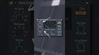 Glue Compressor (Explained in 40 Seconds) #sounddesign #tutorial #ableton #edm #gluecompressor