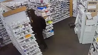 Burglar breaks into CVS pharmacy