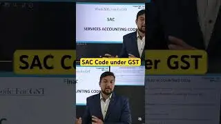 SAC Code under GST #gst #incometax #tds