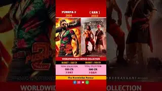 Pushpa 2 vs RRR movie comparison box office collection 3rd days #pushpa2 #rrr