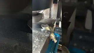 Flycutter+aluminum always makes a good combo. Mini mill with powerfeed.