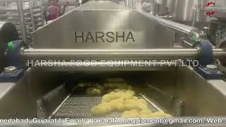 Burger patty & patties Roll Continuous Fryer -HARSHA FOOD EQUIPMENT PVT.LTD
