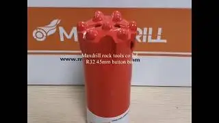 Maxdrill R32 45mm thread button bit