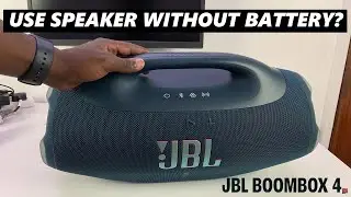 Можно ли использовать JBL Boombox 4 без аккумулятора?