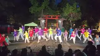レインボーチルドレンプロジェクト 2025.10.19よさこいDANCE 奉納御柱芸術祭諏訪神社