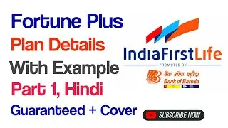 India first life fortune plus plan | indiafirst life  fortune plus plan | Hindi | YouTheReal