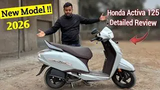 2026 New Honda Activa 125 OBD 2B Full Walkaround Review 🥳