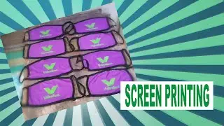 Screen Printing Cotton Facemask Double Layers