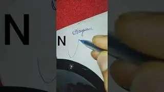 N ❤️letter sign Style #Nayan#calligraphy #shortvideos