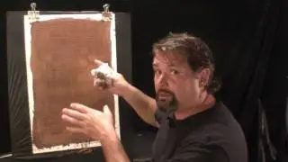 faux painting technique for walls, crocodile finish with marmorino plaster