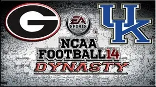 NCAA Football 14 Dynasty Mode: Week 13 Georgia Bulldogs vs Kentucky Wildcats