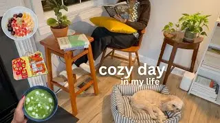 a cozy, rainy day in January