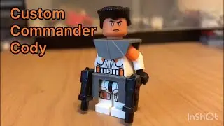 Custom purist Lego Star Wars P2 Commander Cody minifigure tutorial