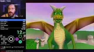 Spyro 120% SHOWDOWN vs saboom!! race #1