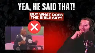 Yea, He said that, but what does the bible say?