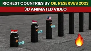 Comparison: OIL Reserves by Country 2024 || Countries by Oil Reserves 2024    #oil #country #data