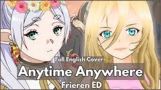 😭 Most touching anime song?!?『Anytime Anywhere - Frieren ED / Milet』Full English Lyrics VTuber Cover