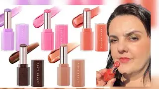 Fenty beauty gloss bombo stix shimmer swatches / all 6 shades