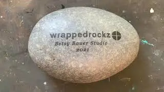 Studio Tour and How To Make a Coil Wrapped Rock by Betsy Bauer Studio - wrappedrockz.com