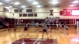 2016 INDEE Volleyball, Benton @ Independence, Iowa, Mustangs win!!