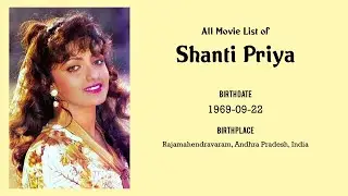 Shanti Priya Movies list Shanti Priya| Filmography of Shanti Priya
