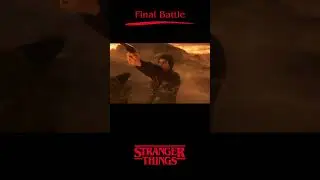 STRANGER THINGS &bull; Final Battle Scene 💪🏻💪🏻💪🏻 #shorts #strangerthings #eleven #vecna