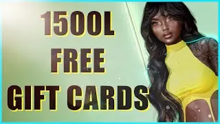 1500L FREE GIFTCARDS FROM TOP DESIGNERS |  SECOND LIFE