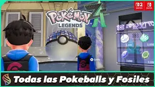 🔍 D&oacute;nde encontrar TODOS los F&oacute;siles y Pok&eacute; Balls en Leyendas Pok&eacute;mon Z-A 🗺️